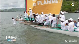 Et voilà la flamme olympique en Martinique plus exactement au Robert 17062024 [upl. by Harehs]