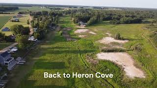 Drone Views of Heron Cove Wixom Lake forest 7272024 Dam Pontoon Alley Links below to more [upl. by Ames174]