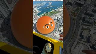 Amazing Emoji dome at Dubai Island road junction।😱shortvideo amazingfacts [upl. by Ahsiened]