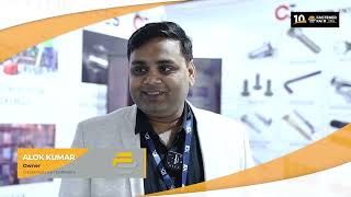 Alok Kumar video interview at Fastener Fair 2023 [upl. by Yecal852]