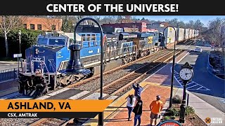 Ashland Virginia USA  LIVE RAILCAM  Virtual Railfan [upl. by Monaco106]