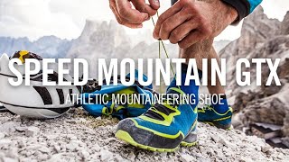 SPEED MTN GTX  Crossing the Dolomites  Athletic Mountaineering shoe  DYNAFIT [upl. by Llenrep470]