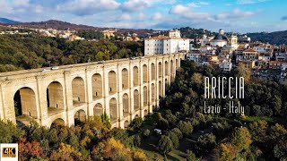 🇮🇹 4K drone video of Ariccia Lazio Italy [upl. by Tsnre878]