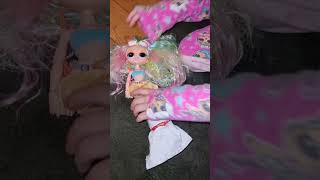 Girl made mermaid tail toilet roll cardboard mermaid tail cardboard shorts funny funnyvideo [upl. by Aneetak]