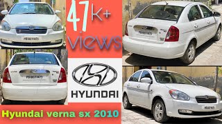 Hyundai verna sx 2010  Real life review  AP Singh Reviews [upl. by Euqitsym78]