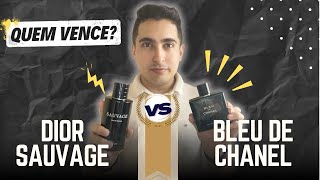 BLEU DE CHANEL X DIOR SAUVAGE  COMPARATIVO ATUALIZADO [upl. by Suinuj]