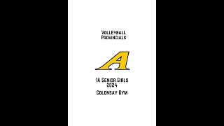 Vid 22 Colonsay Gym 1 Sr Girls Volleyball Provincials 1A Allan Friday November 15 2024 [upl. by Mezoff]