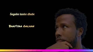 Bayisa Gelan B Galaan sagalee tantee dhabe new Oromo music live record [upl. by Klemperer]