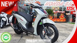 XE amp XE  Review xe Honda SH 125i 2023  Phiên bản thể thao ABS  Xám xi măng  Xám đen [upl. by Llennahc]