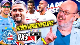 PÓS JOGO BAHIA 0 X 3 SÃO PAULO GRANDE VITÓRIA O QUE ME CHAMA A ATENÇÃO É QUE SPFC DE ZUBELDIA [upl. by Shani695]