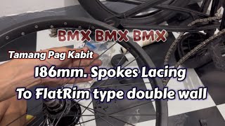 Paano mag kabit ng rayos sa rim  BMX RIM [upl. by Mervin]