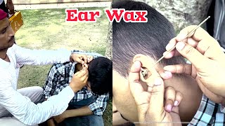 Street Barber Deep Ear Wax and Ear Cleaning with Intense Head Massage In Delhi [upl. by Ursel]