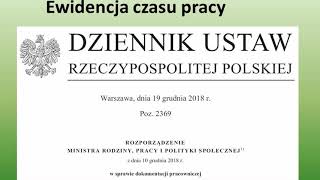 Ewidencja czasu pracy [upl. by Persis]