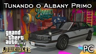 Tunando o Albany Primo em Lowrider MOD oficina do Benny  GTA V  PC PTBR [upl. by Chery]