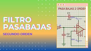 Como hacer un Filtro pasa bajas de segundo orden [upl. by Hollerman]