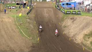 Herlings vs Prado  MXGP Race 1  MXGP of Germany 2021 Motocross [upl. by Sato]