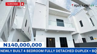 House for Sale in Lekki Lagos Nigeria Newly Built 4 Bedroom Fully Detached Duplex for Sale in Ajah [upl. by Alekahs]