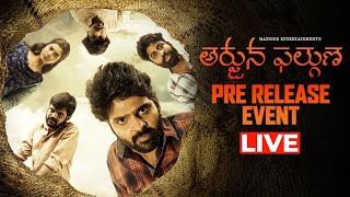 Arjuna Phalguna Pre Release Event Live  Sree Vishnu Amritha Aiyer  Shreyas Media [upl. by Teevens]