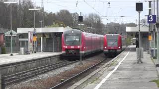 Freising mit Vectron ALEX Regional und Nahverkehr 28102017 [upl. by Rahsab983]