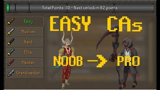 This is the BEST way to get your combat achievements Easy Tier  OSRS  Combat Achievement Guide [upl. by Marla]