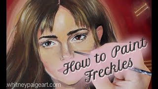 How To Paint Freckles [upl. by Dierolf942]