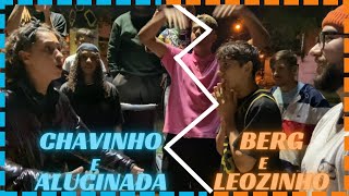 Chavinho e Alucynada x Berg e Leozinho  1º fase  16º Batalha do H [upl. by Nevanod]