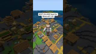 BEST VILLAGE Seed for Minecraft 120 🔥 BLACKSMITH VILLAGE [upl. by Esyli]