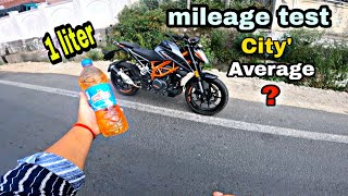 Duke 250 bs6 Mileage Test🤔  KTM duke 250 mileage test after 1st servicing  Duke 250 bs6 2022 [upl. by Zel]