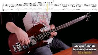 CreamSweet WineLive 1967Bass Cover with Tabs [upl. by Lyontine704]