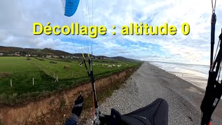 Parapente  Vauville  Nez de Jobourg [upl. by Eiro]