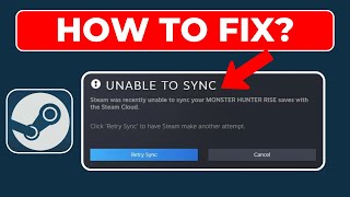 How To Fix quotUnable to Syncquot Error on Steam Cloud Sync Issue Fix 2024 Updated [upl. by Garvin]