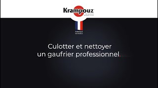 Gaufrier professionnel Krampouz  comment culotter et entretenir les fers en fonte [upl. by Yerac837]