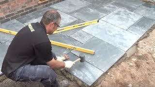 How To Lay A Patio  Expert Guide To Laying Patio Slabs  Garden Ideas amp Tips  Homebase [upl. by Paco]