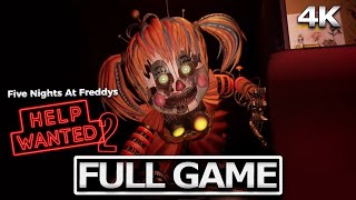 FIVE NIGHTS AT FREDDYS HELP WANTED 2 VR Full Gameplay Walkthrough  No Commentary【FULL GAME】4K UHD [upl. by Sauveur]