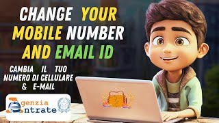 Come Cambiare id Email da Agenzia Entrate  Aggiungere Numero di Cellulare su Agenzia delle Entrate [upl. by Arin]