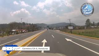 Carretera CA5 Comayagua  Tegucigalpa [upl. by Wolford892]