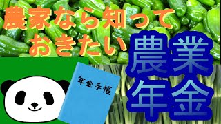 【農家なら知っておきたい農業年金 [upl. by Riehl]