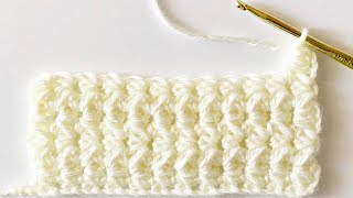 Crochet Modified Daisy Stitch [upl. by Lavinia]