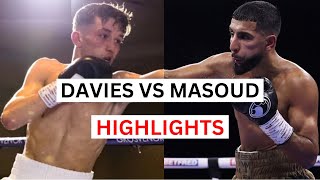 Liam Davies vs Shabaz Masoud Highlights amp Knockouts [upl. by Aivun]