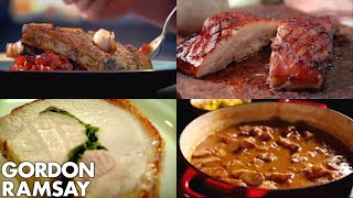 5 Declicious Pork Recipes  Gordon Ramsay [upl. by Yleme]