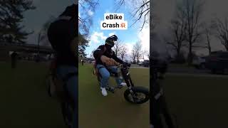 Ebike crash Whose fault was it 😥 [upl. by Araccat282]