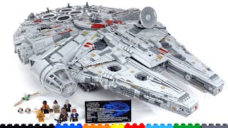 LEGO Star Wars UCS Millennium Falcon review [upl. by Keefe]