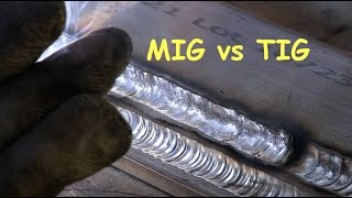 Welding Aluminum TIG vs MIG Spool Gun [upl. by Daniel]