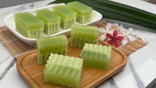 Pandan Moss Agaragar Jelly Cake With Egg [upl. by Eissehc501]