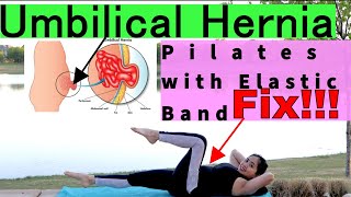 Core and Abdominal Exercises for Umbilical Hernia Diastasis Recti Treatment Elastic Band Progression [upl. by Patricia394]