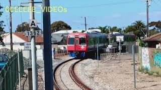 30003100 Class Railcars Arriving at Grange Train Station [upl. by Edgardo]