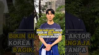 Bikin ulah lagi Aktor korea ini tak sengaja bagikan foto tanpa pakaian apapun kpop shorts [upl. by Sion]