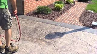 Stamped Concrete Sealer [upl. by Nameloc]