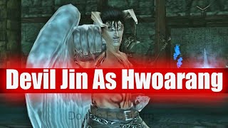 Devil Jin With Hwoarang Moves Gameplay Tekken 6 Requested [upl. by Rovelli182]