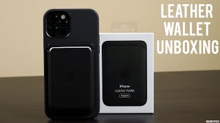 iPhone MageSafe Leather Wallet Unboxing Is it worth the money [upl. by Aram132]